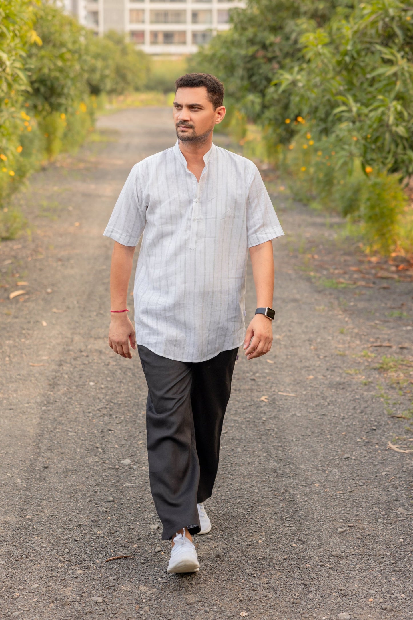 Men’s Straight fit pure Linen Pants