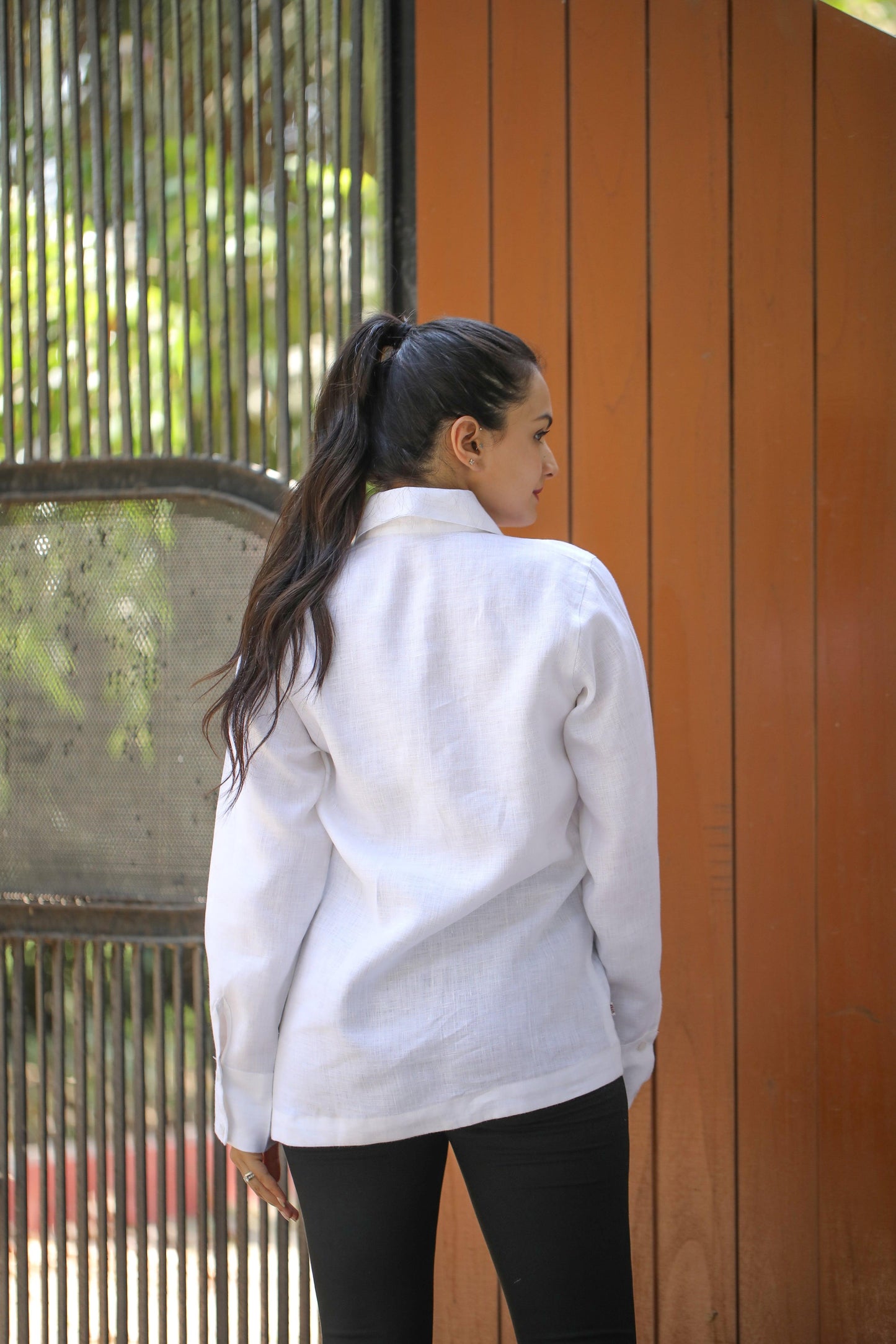 The Classic White Embroidered Shirt - Kaapad