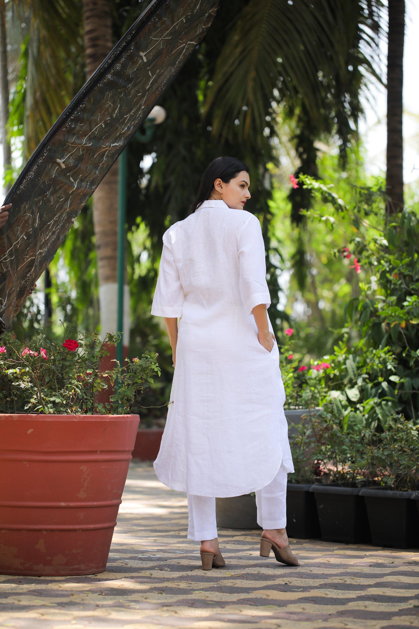 Finest linen Shirt Dress - Kaapad