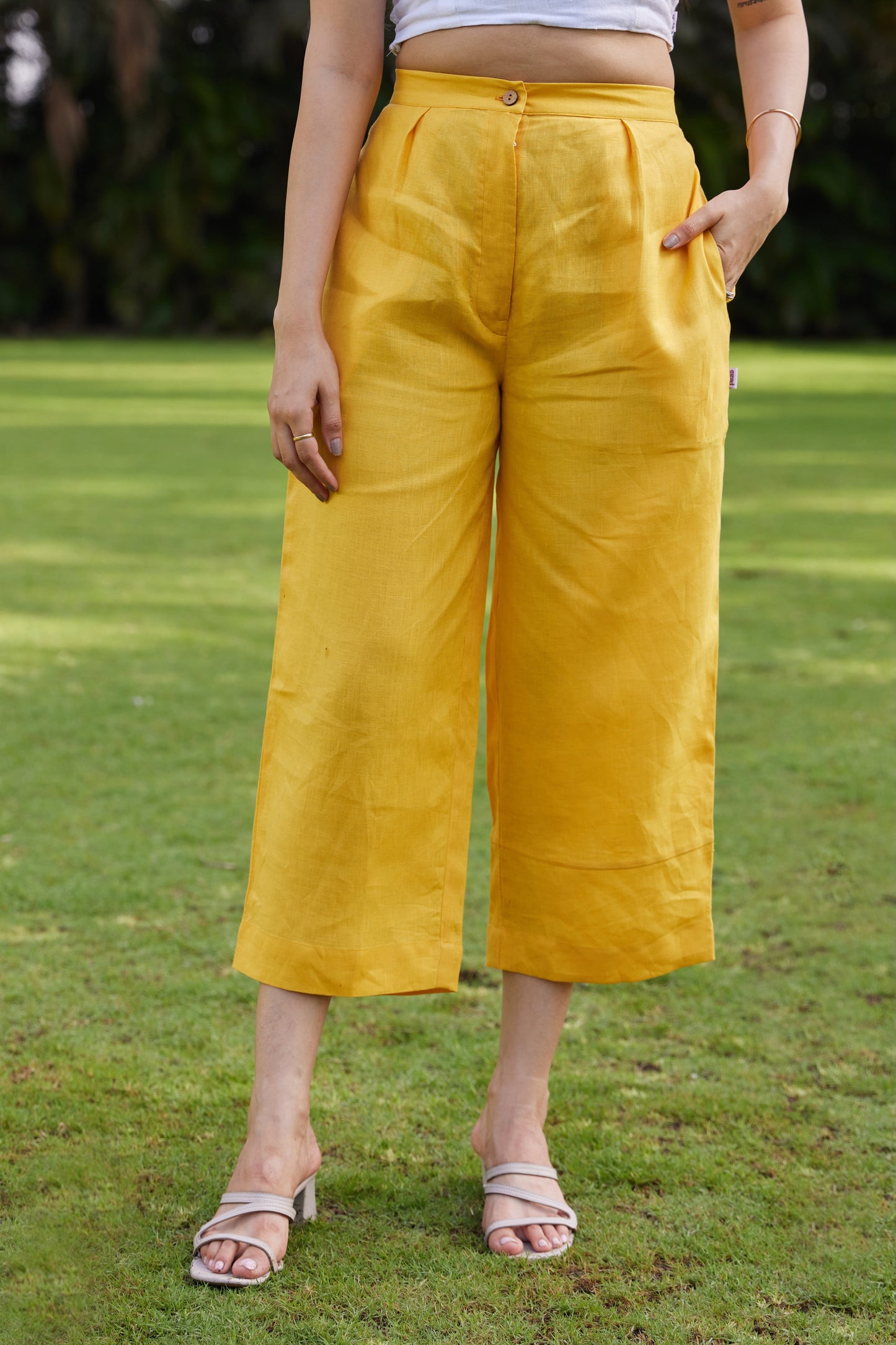 Sunshine Stripe Linen Co-ord Set