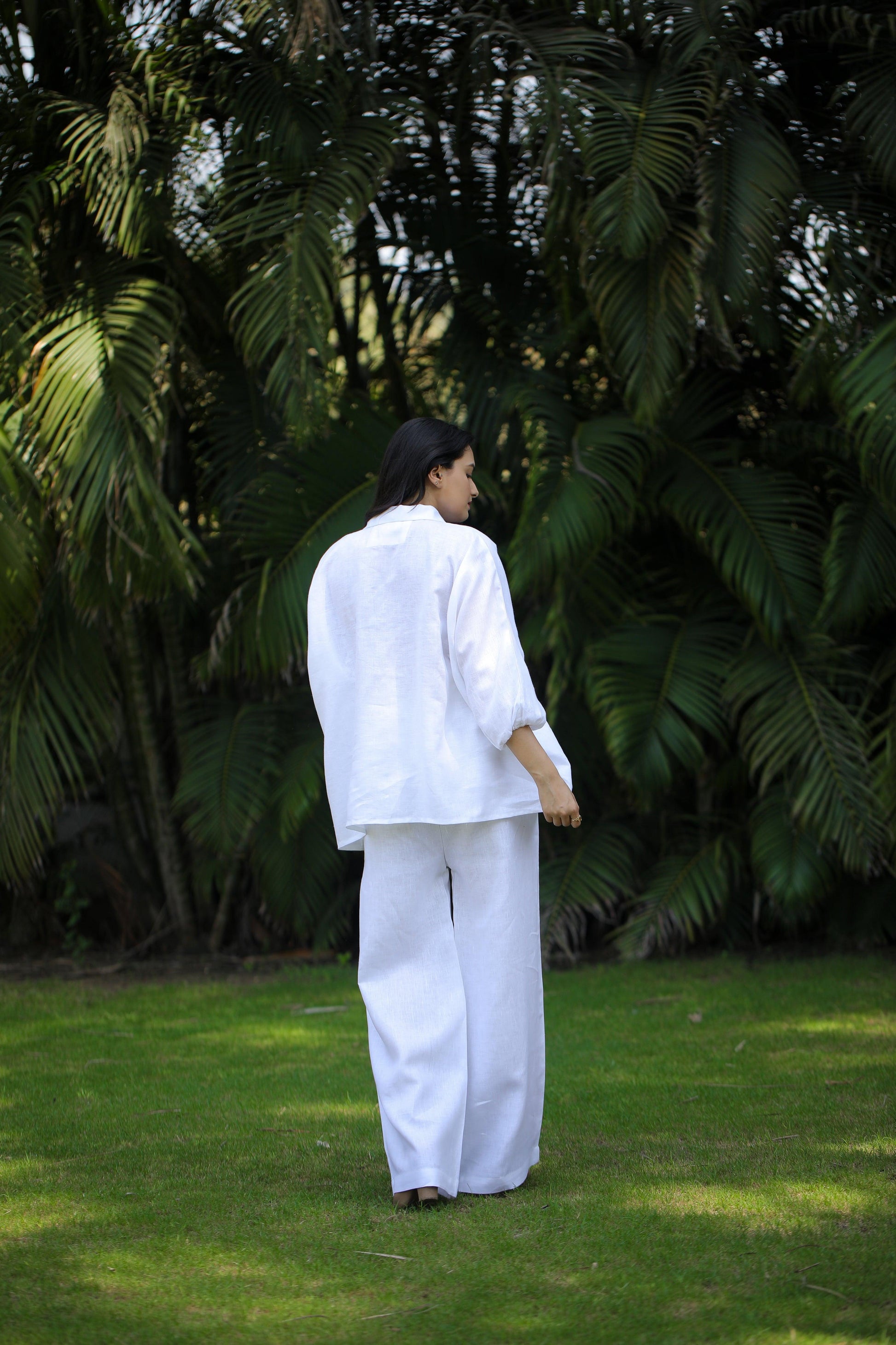 kimono shirt coord set - Kaapad