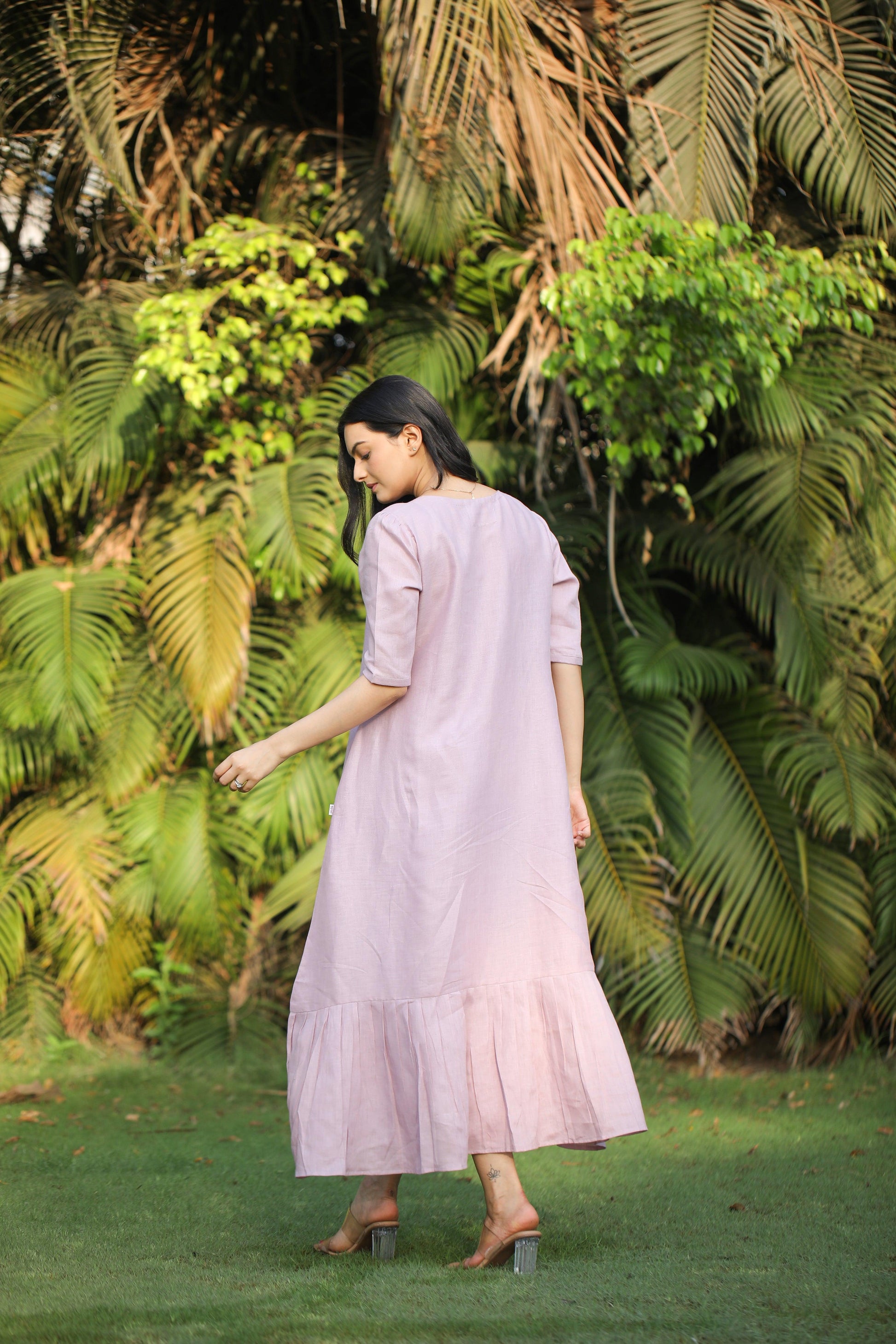 Asymmetrical hem dress - Kaapad