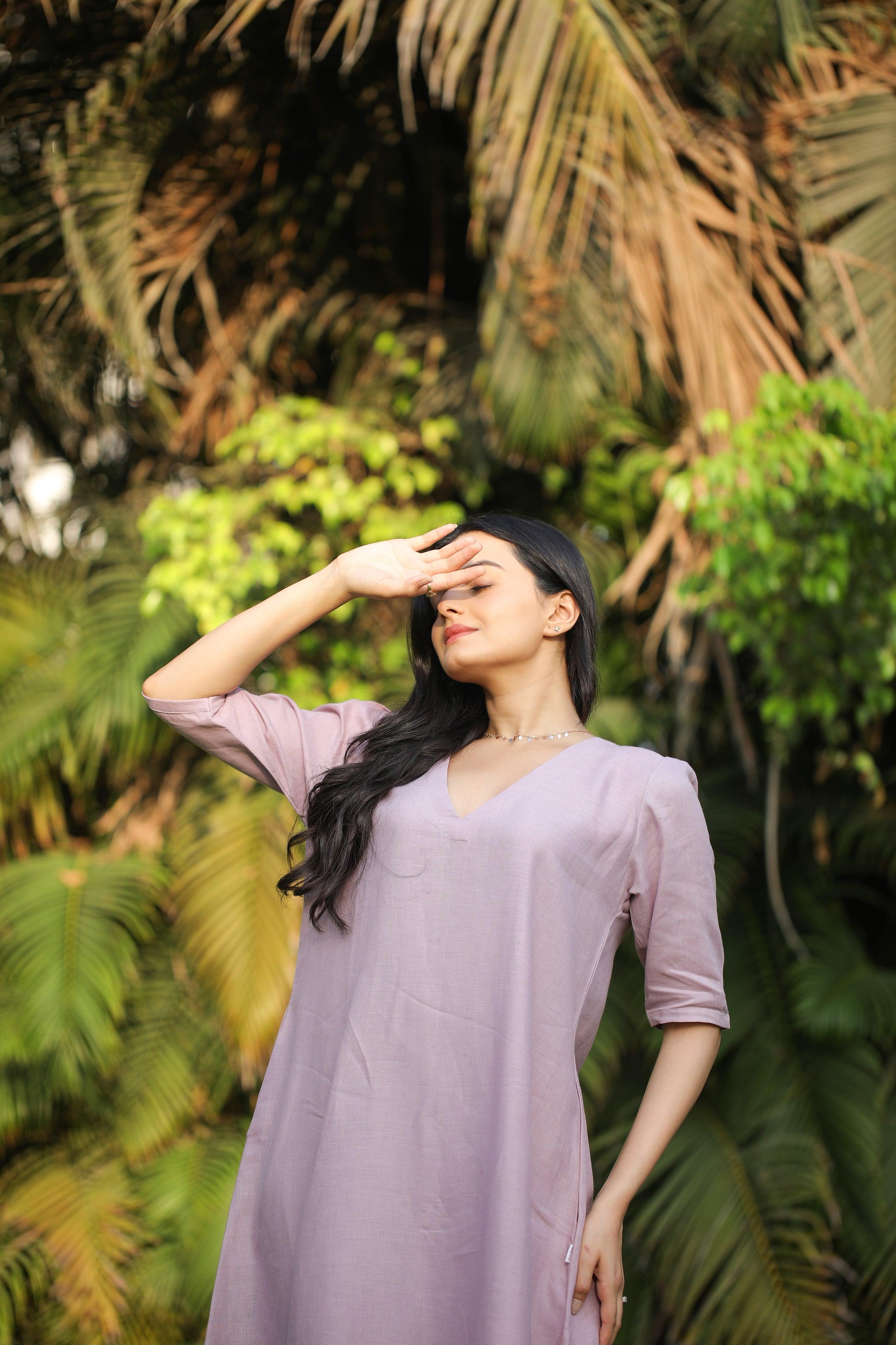 Asymmetrical hem dress - Kaapad