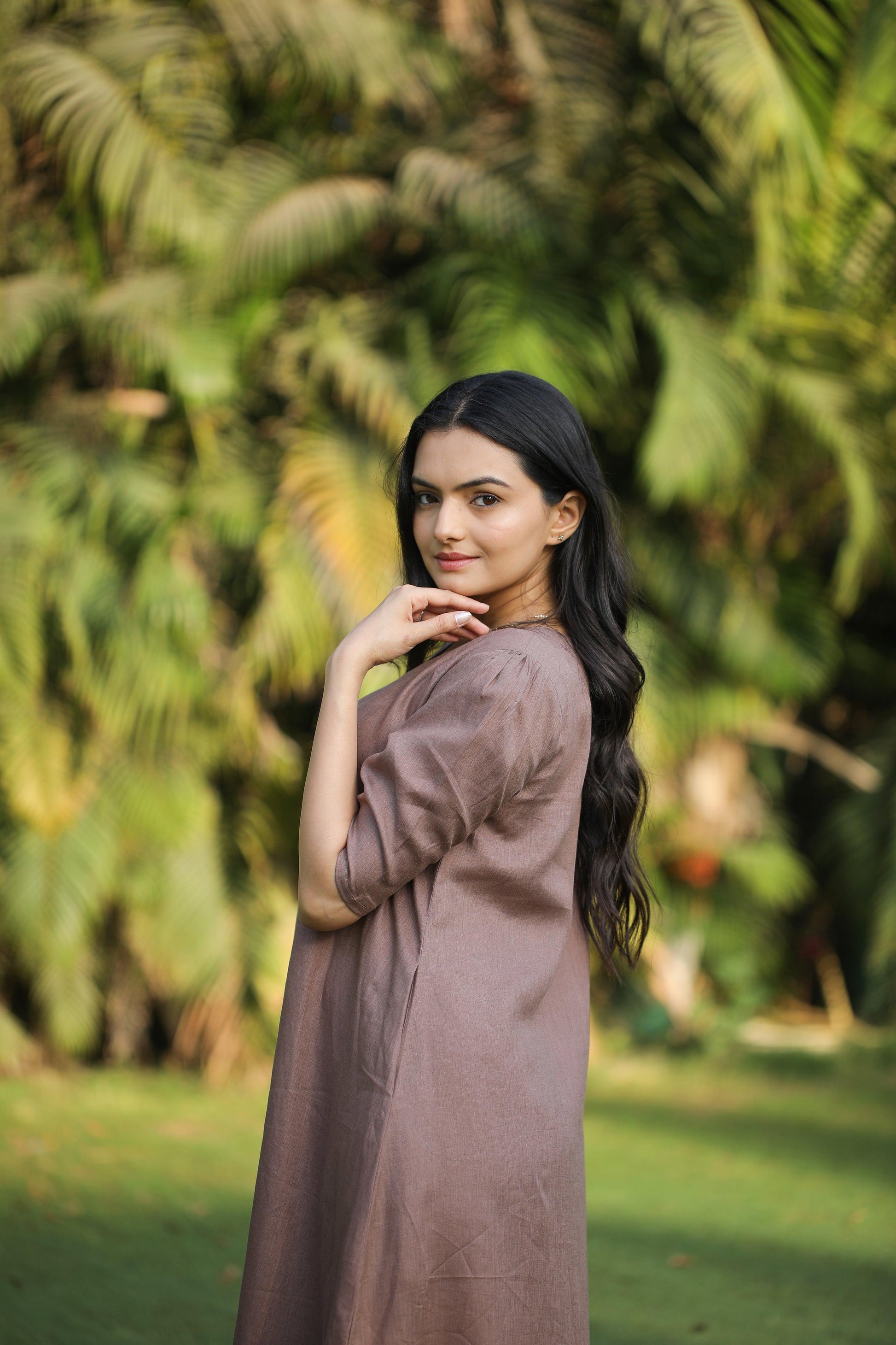 Asymmetrical hem dress - Kaapad
