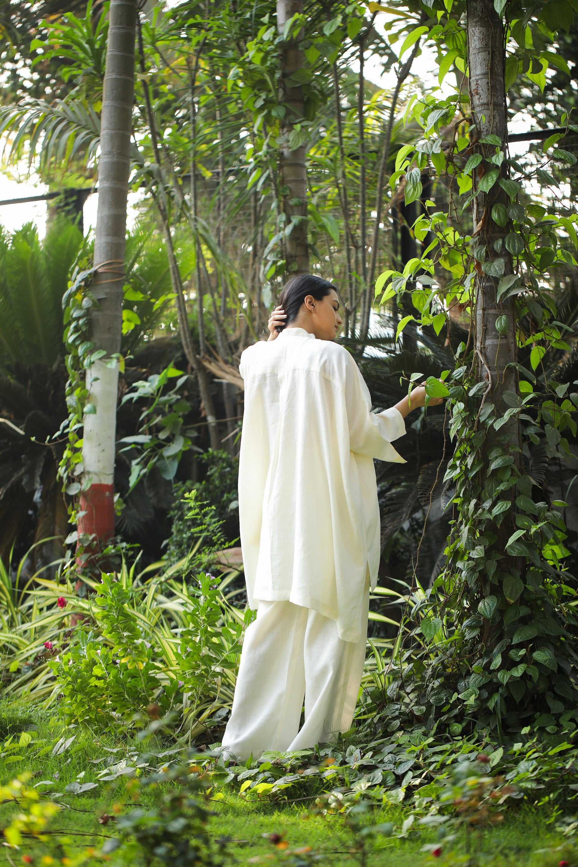 Shawl collar top coord set - Kaapad