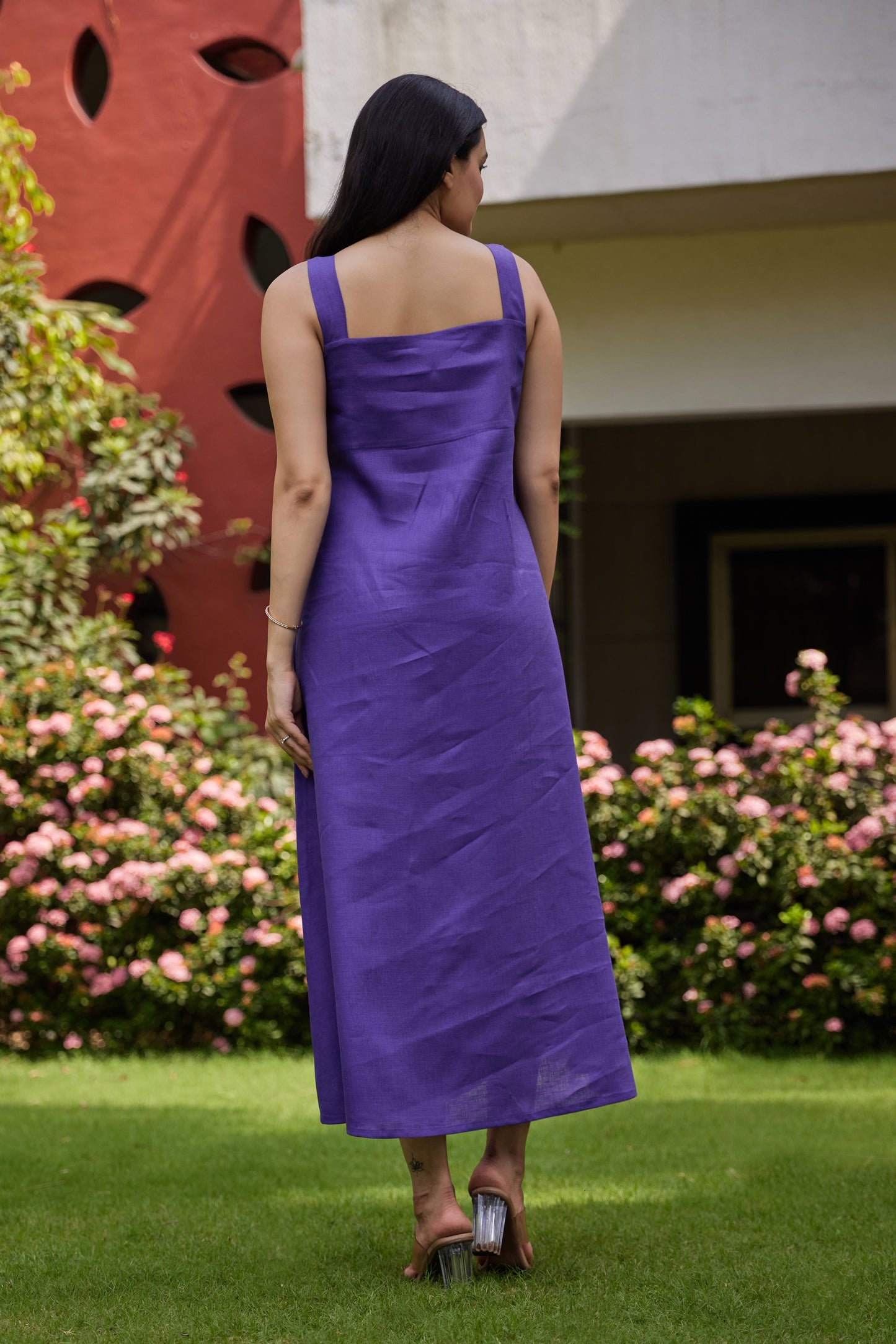 The Summer Swing Dress – Deep Purple